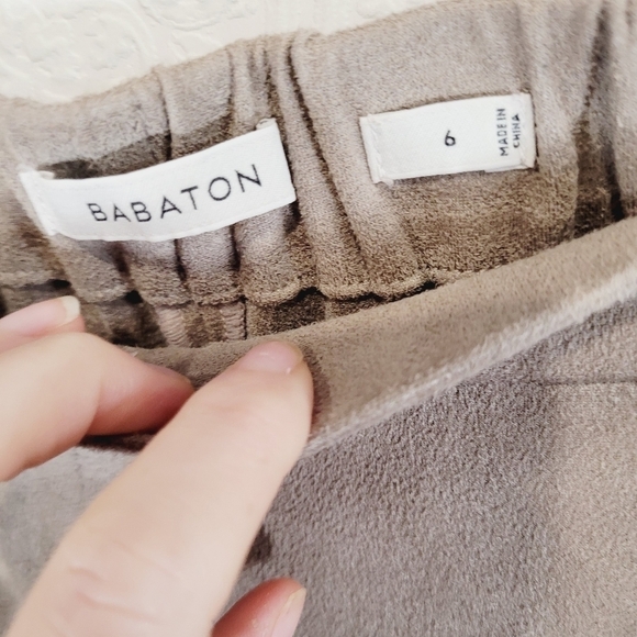 Babaton Cohen tan suede pant - Picture 5 of 9